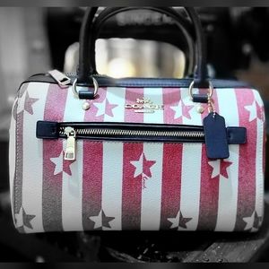 RARE Stunning Rowan Star Coach purse